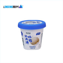 150ML 5oz PP IML Disposable Plastic Yogurt Packaging Cups with lid spoon